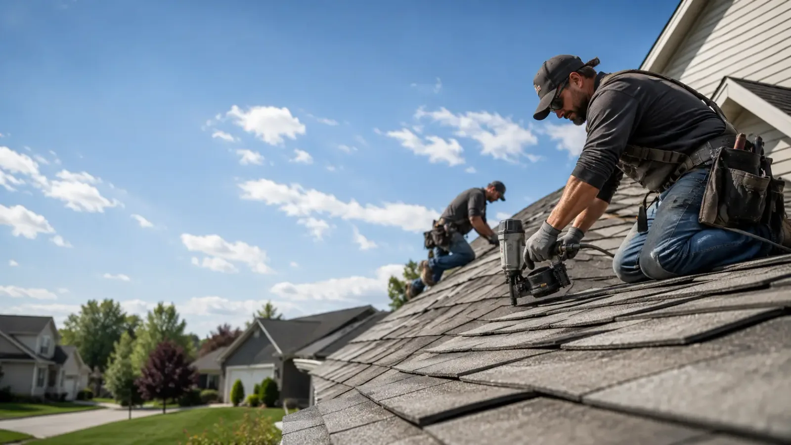 Storm Damage Roof Repair in Harrington, WA near me